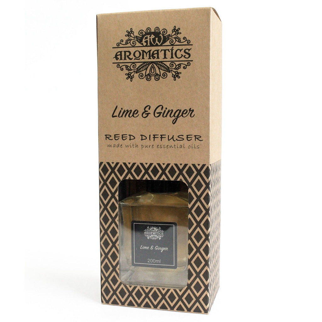 Lime & Ginger Essential Oil Reed Diffuser — 200ml
