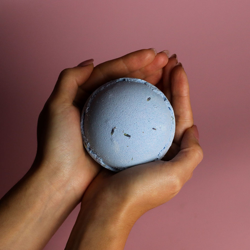 Set of 3 Lavender & Seeds Bath Bombs