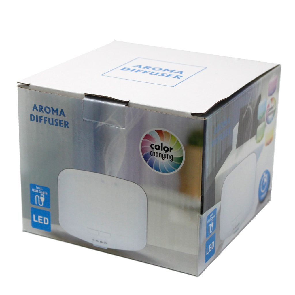 Aarhus Ultrasonic Aromatherapy Diffuser – 300ml Essential Oil Atomiser with 7-Colour LED & Timer