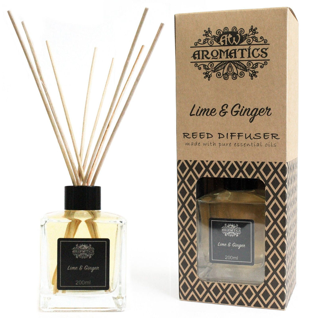 Lime & Ginger Essential Oil Reed Diffuser — 200ml