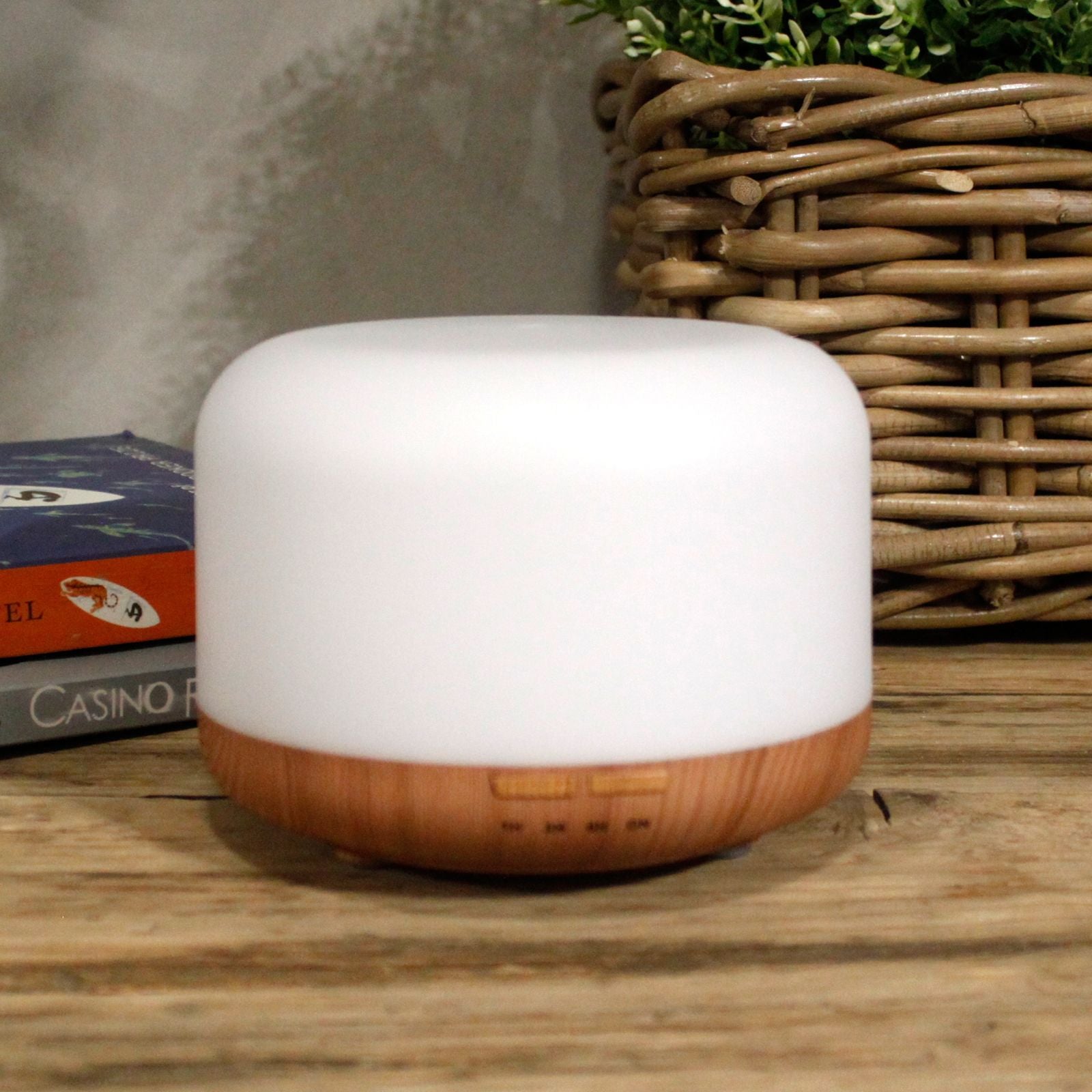 Aarhus Ultrasonic Aromatherapy Diffuser – 300ml Essential Oil Atomiser with 7-Colour LED & Timer