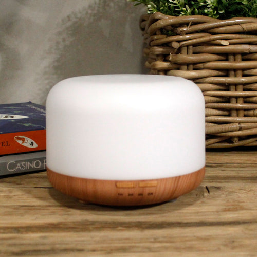 Aarhus Ultrasonic Aromatherapy Diffuser – 300ml Essential Oil Atomiser with 7-Colour LED & Timer