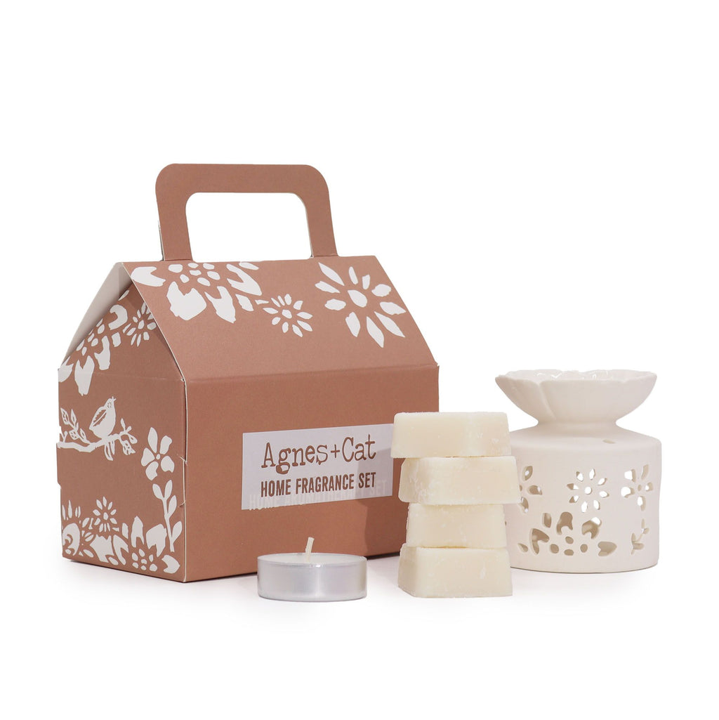 Agnes + Cat Moroccan Fragrance Gift Set – Wax Melts & Ceramic Burner