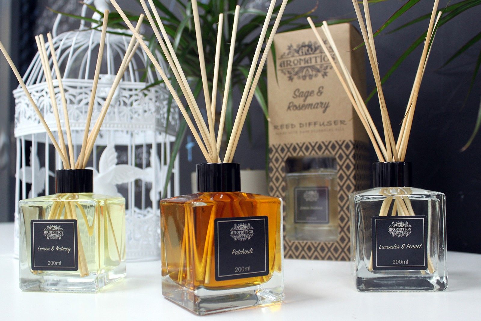 Lime & Ginger Essential Oil Reed Diffuser — 200ml